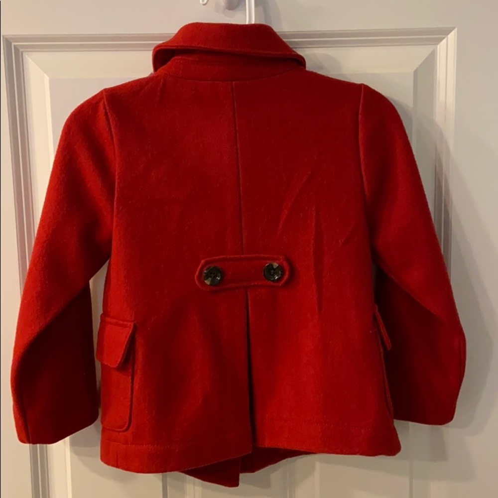 Red girls coat - Picture 2 of 3